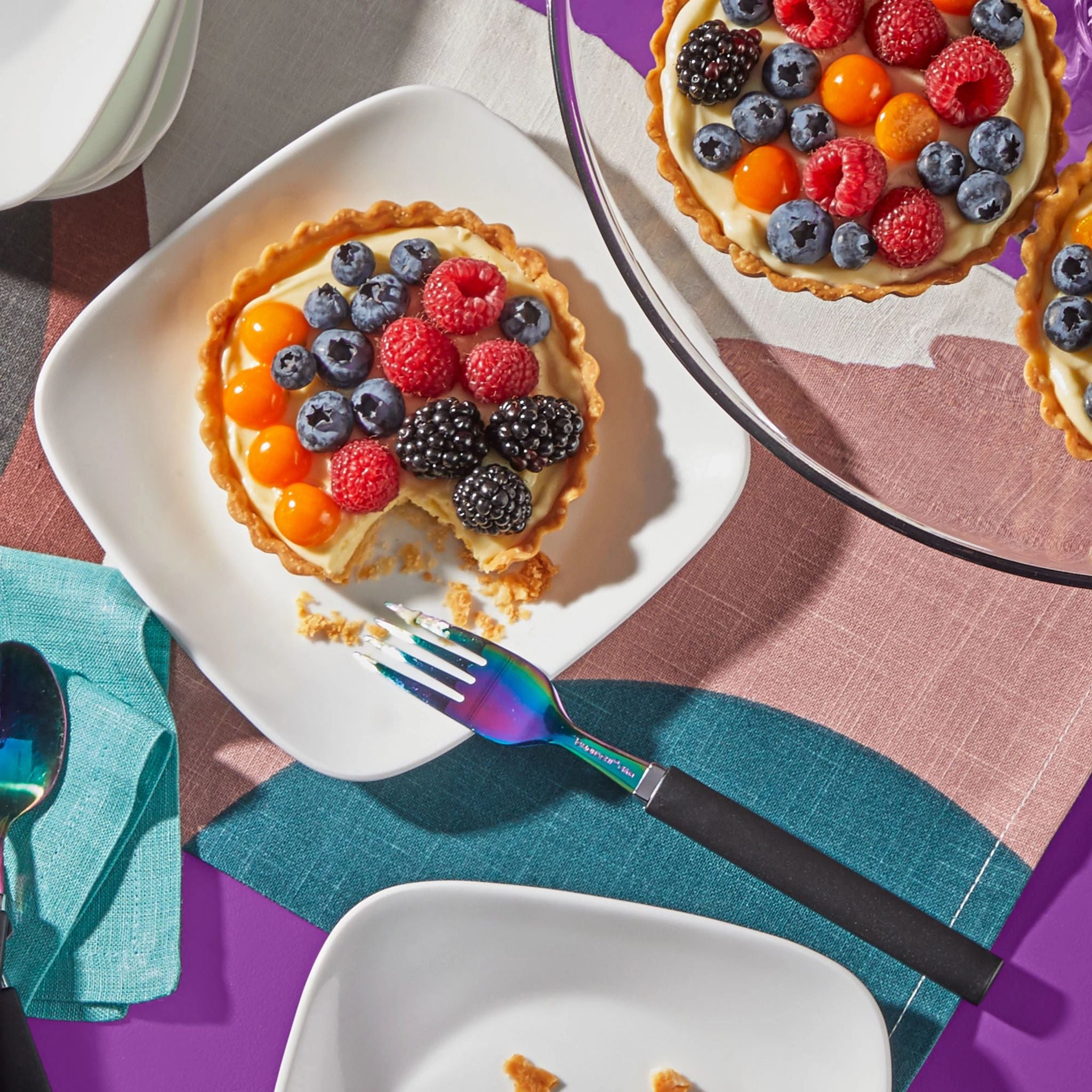 Corelle® Square™ Pure White 12-piece Dinnerware Set. Service for 4 - Image 3