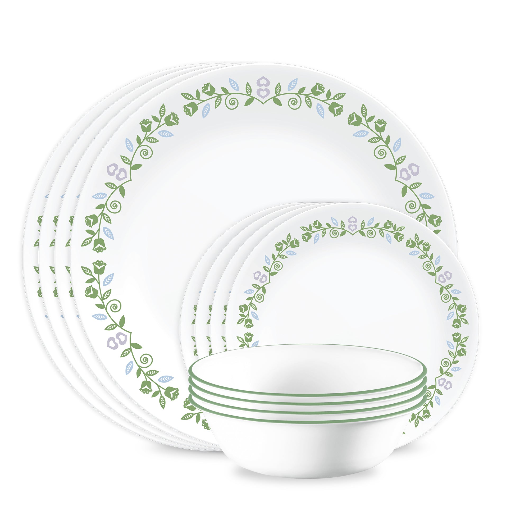 Corelle® Bryndle 12-Piece Glass Dinnerware Set. Service for 4