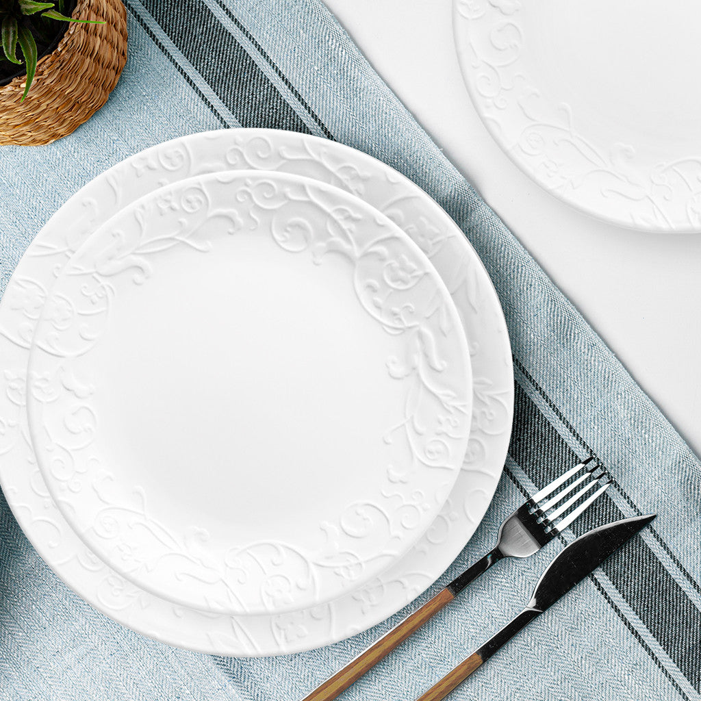 Corelle® Bella Faenza Dinnerware Set – Service for 6 + Serving Bowl - Image 3
