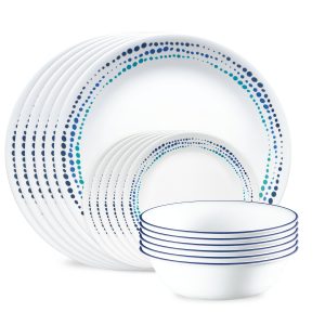 Corelle® Ocean Blues 18-piece Dinnerware Set. Service for 6