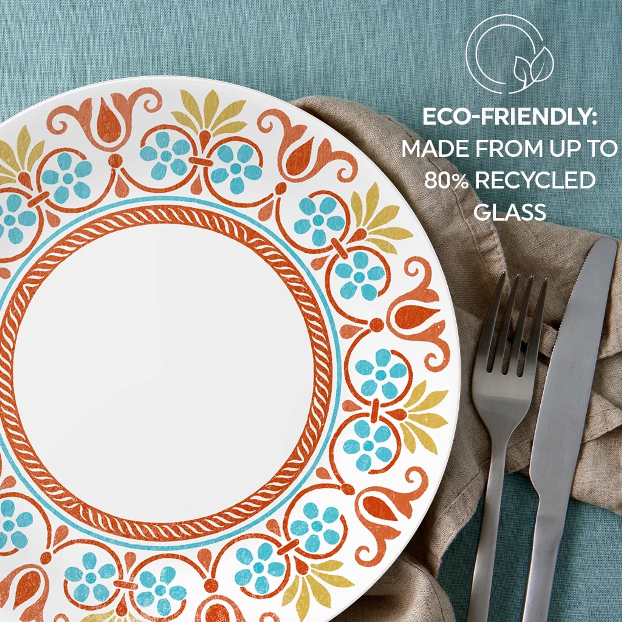 Corelle® Global Collection Terracotta Dreams 12-piece Dinnerware Set. Service for 4 - Image 6