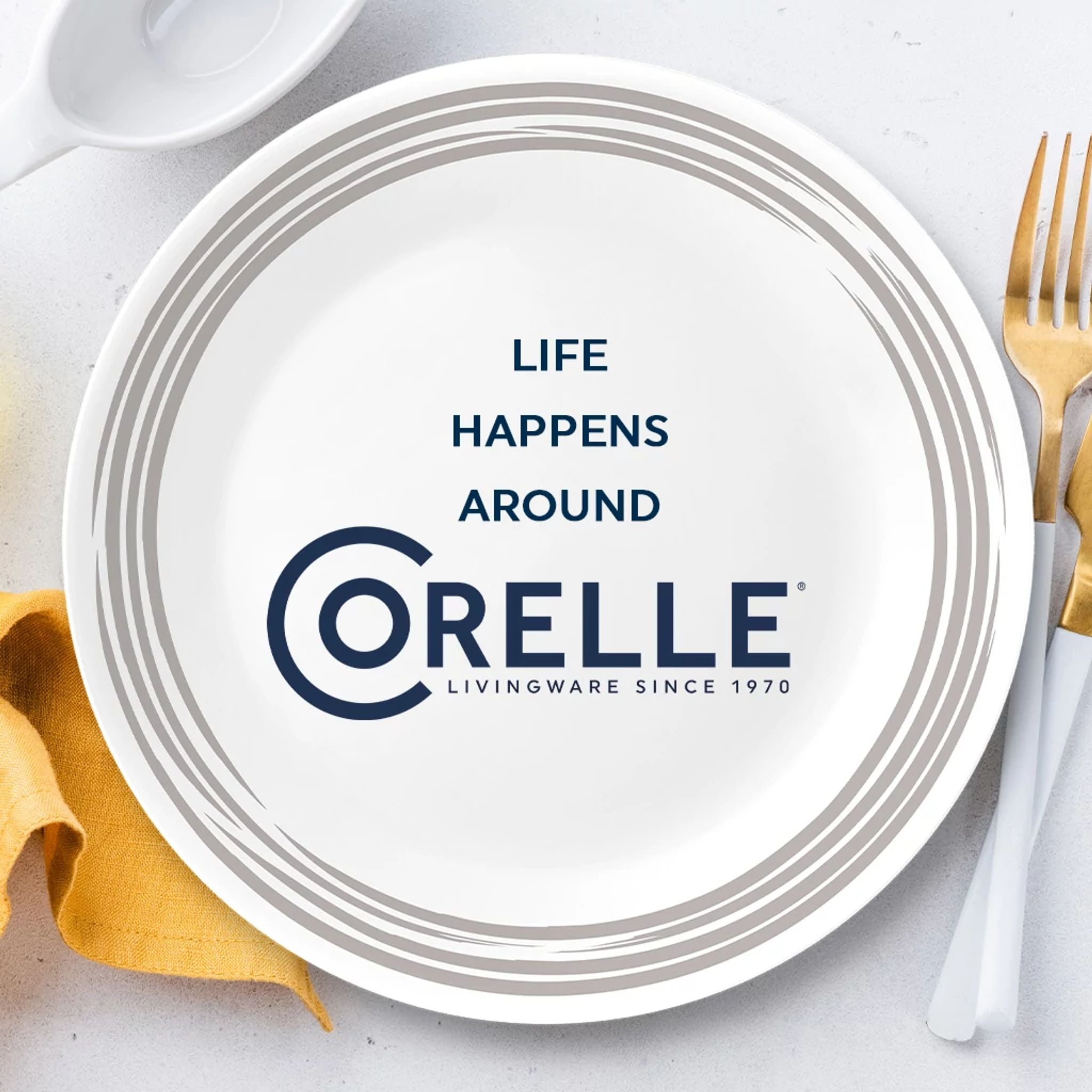 Corelle® Brushed Silver 10.25 Dinner Plate - Image 5