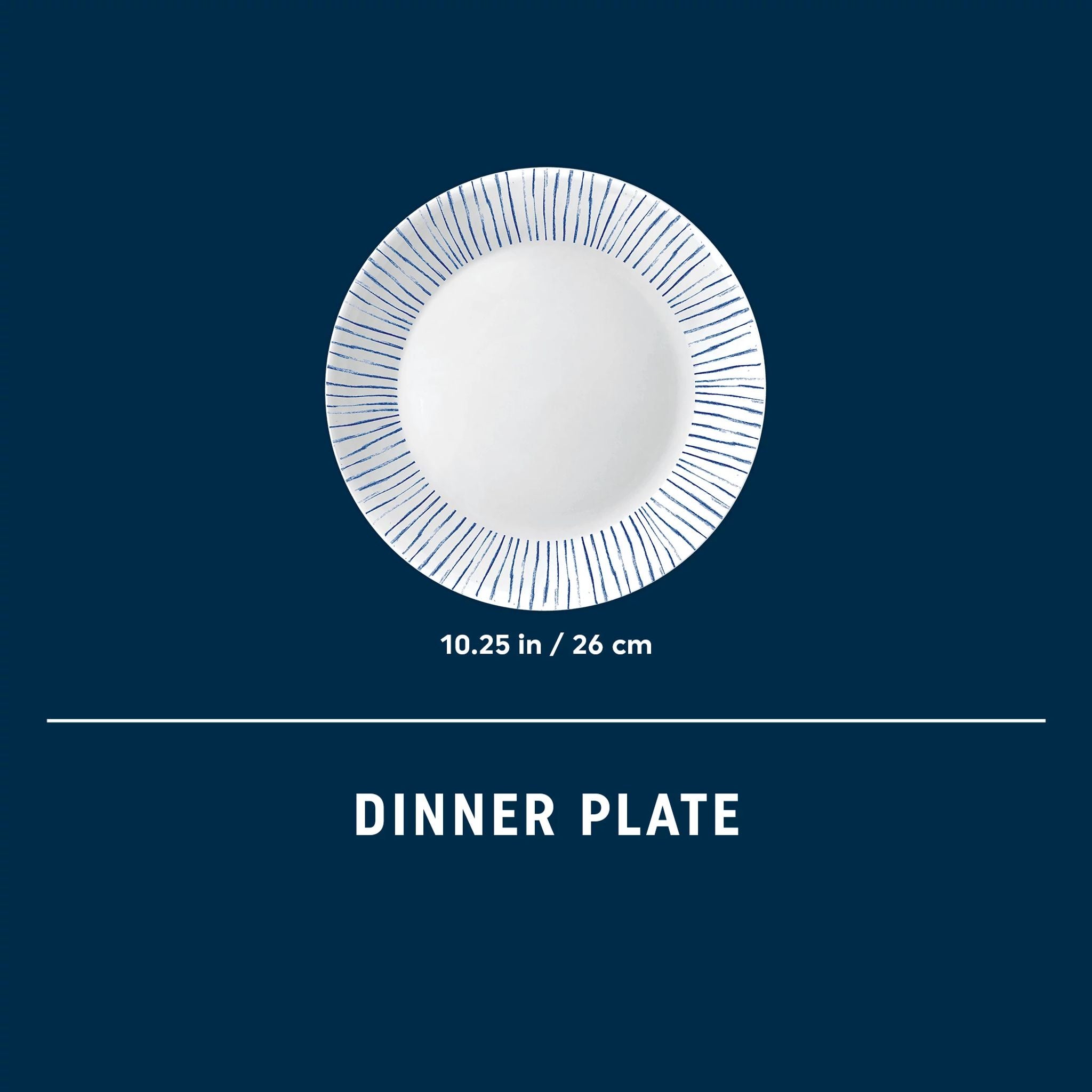 Corelle® Botanical Stripes 10.25 Dinner Plate - Image 3