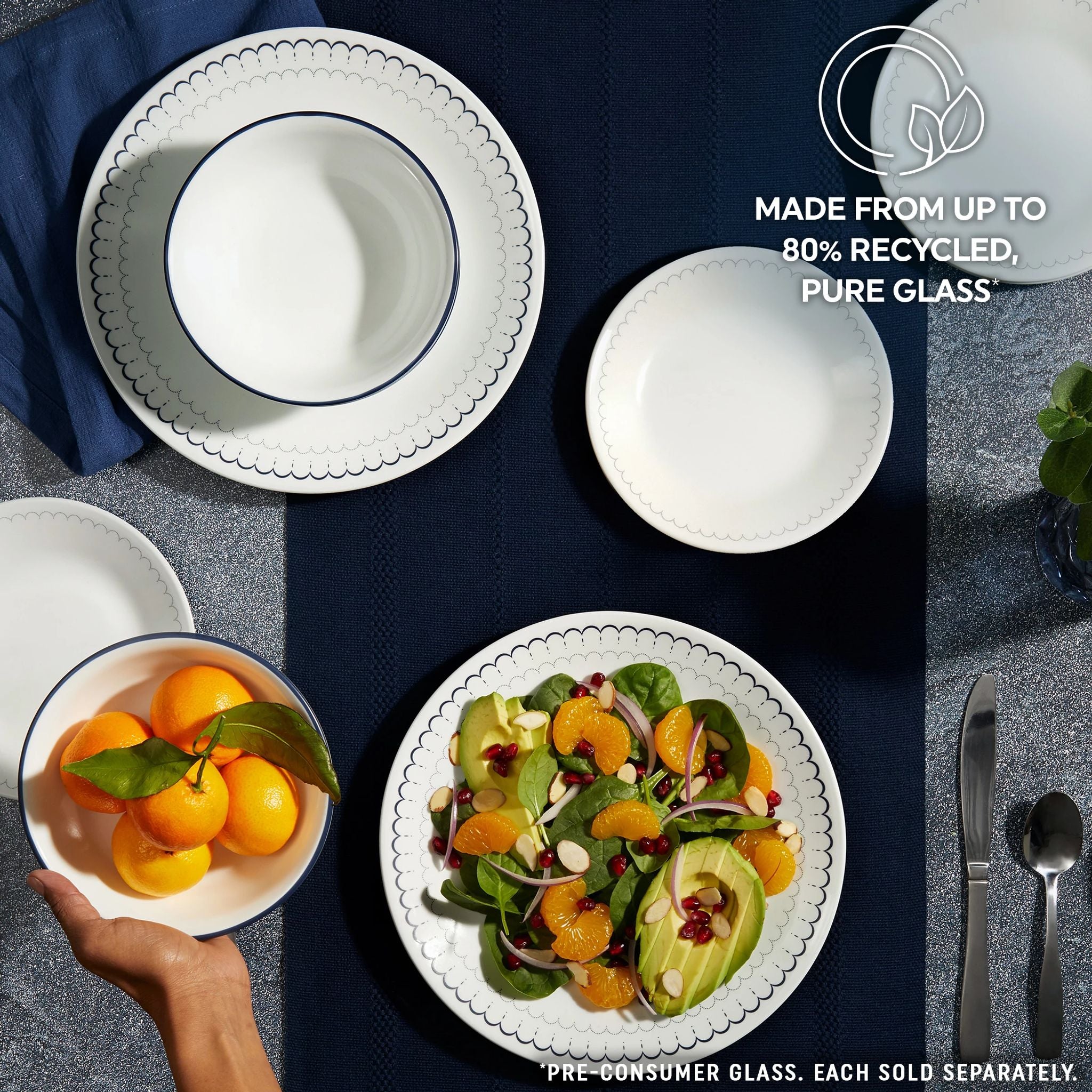 Corelle® Caspian Lace 10.25 Dinner Plate - Image 6