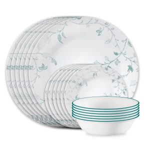 Corelle® Chambord 18-piece Dinnerware Set. Service for 6